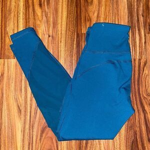 Old Navy Teal Active Elevate Leggings With Mesh Details Women's Size S